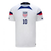Fotbalové Dres Spojené státy Christian Pulisic #10 Domácí MS 2022 Krátký Rukáv